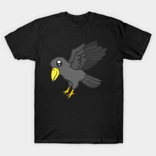 Raven bird crow jackdaw jay hooded crow cute T-Shirt